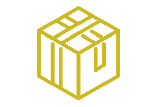 制服や付属品を箱に詰めて送る